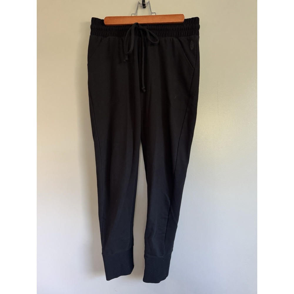 Free People Movement Sunny Skinny Sweat Pants Size M Black Athleisure‎ Comfort